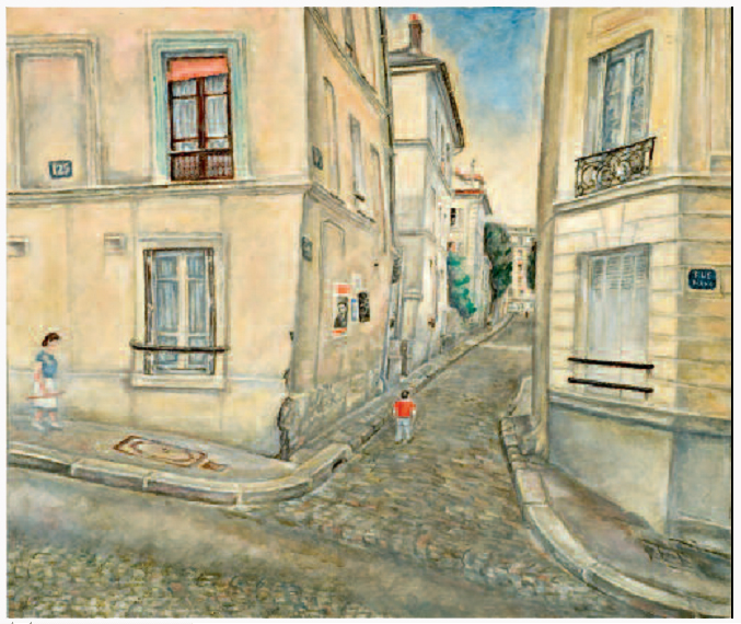 125 rue Haxo , peinture de Victorin Galière